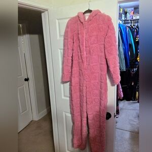 Womens Sherpa Fleece Hooded Onesie